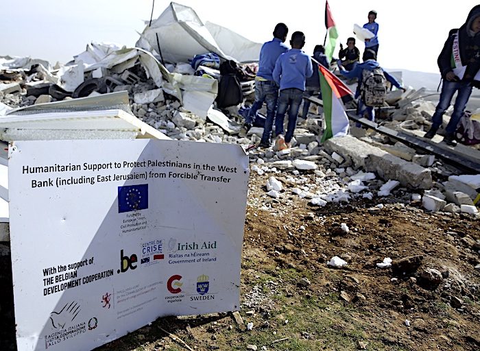 Click to enlarge Classroom rubble
