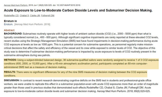 CO2 Study