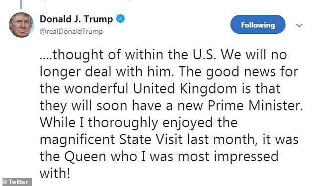 trump darroch ambassador uk
