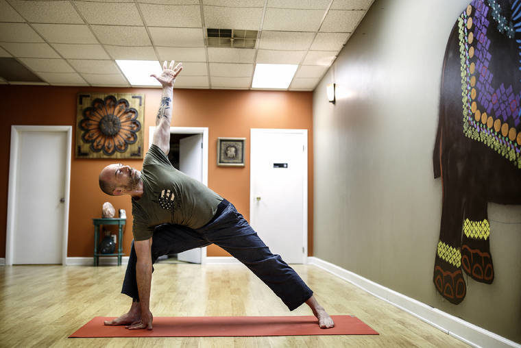 side angle pose