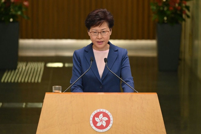 Click to enlarge Carrie Lam, predsjednica administracije Hongkonga
