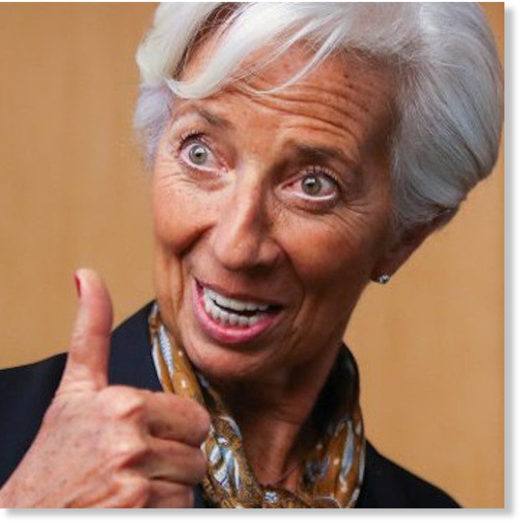 Click to enlarge Christine Lagarde