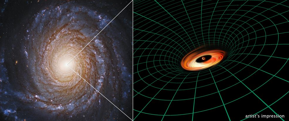 spiral galaxy NGC 3147 black hole