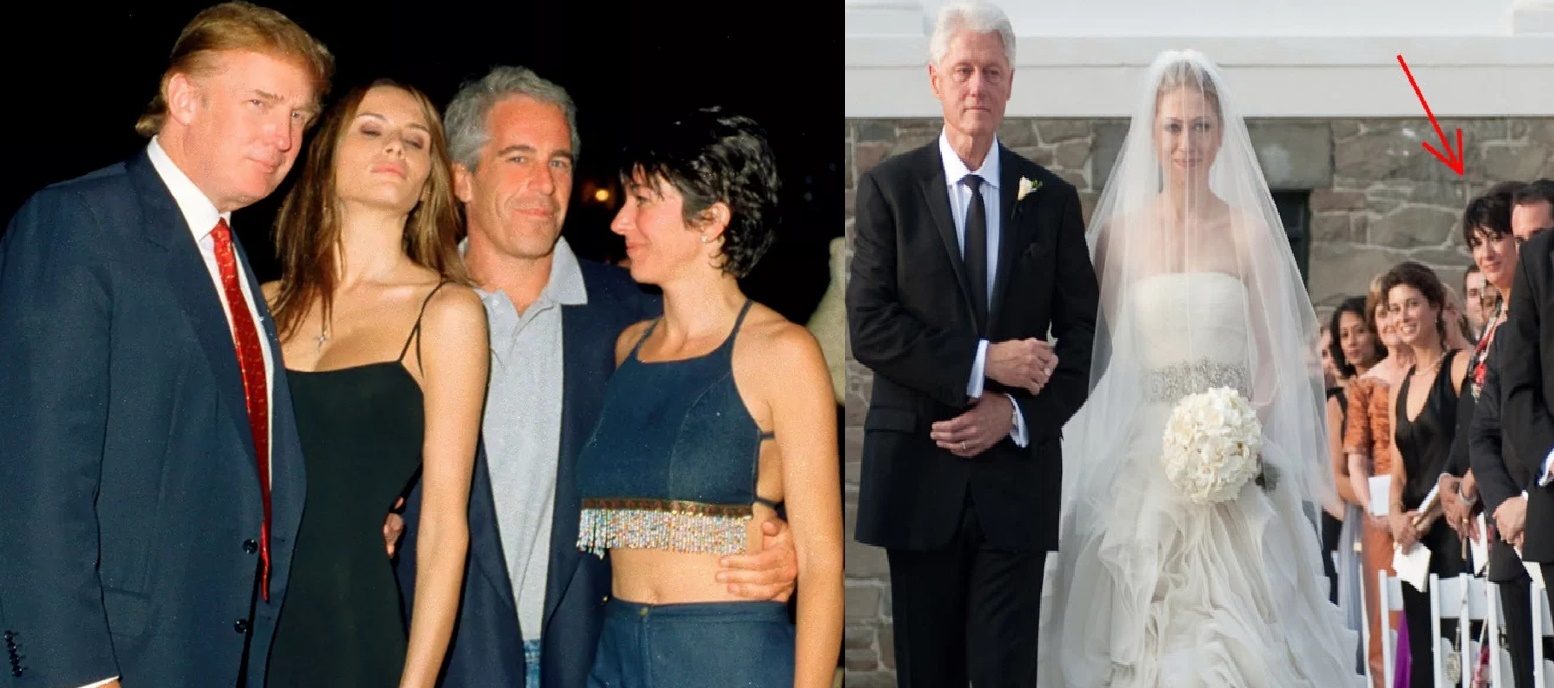Click to enlarge Epstein, Clinton, Trump