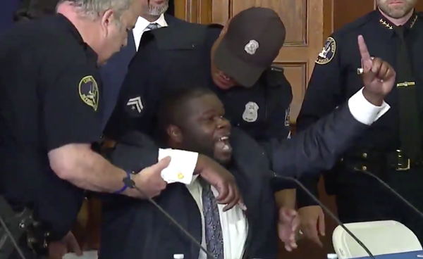 Click to enlarge Detroit Police Commissioner Willie Burton