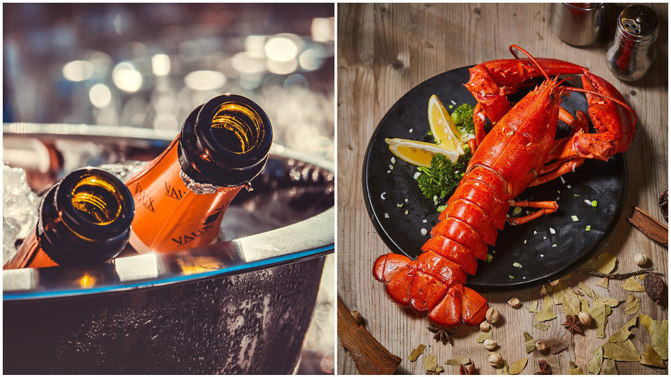 lobster champagne