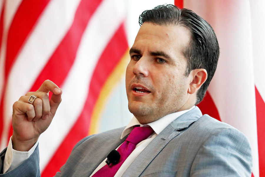Click to enlarge Puerto Rico Governor Ricardo Rossello