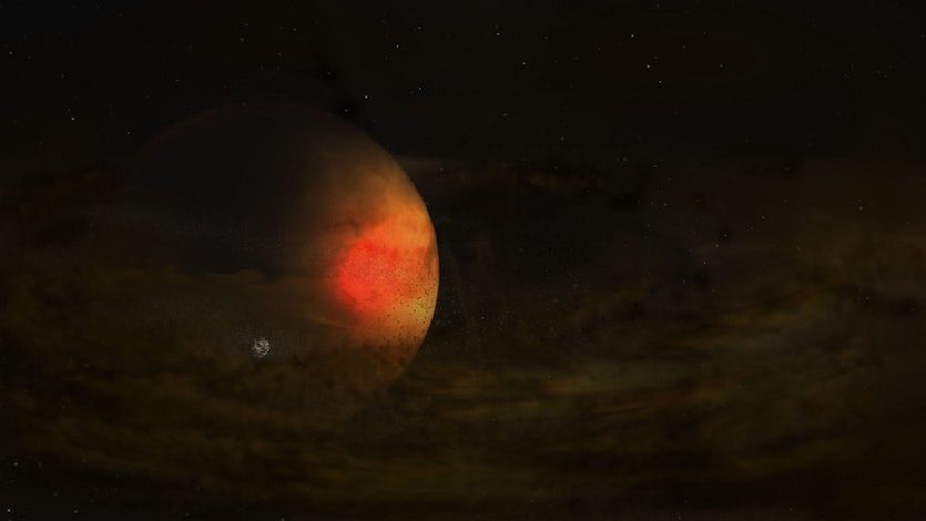 Click to enlarge Illustration star system PDS 70