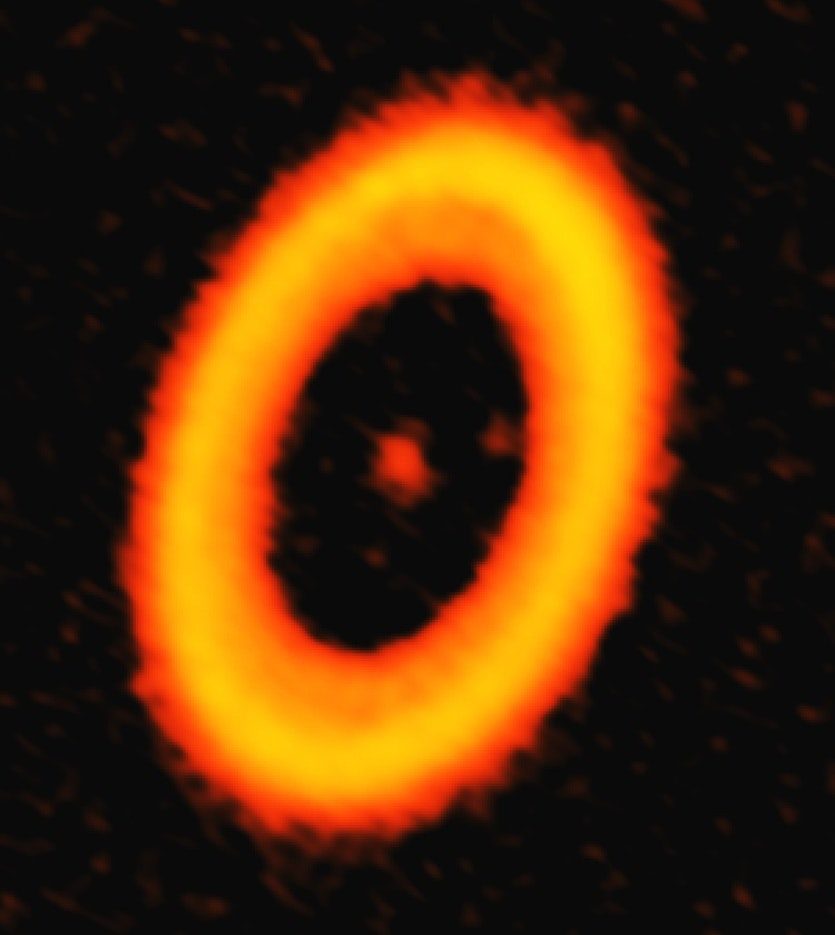 ALMA image dust Star system PDS 70