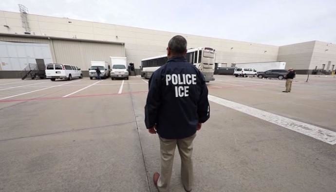 ICE raids officer