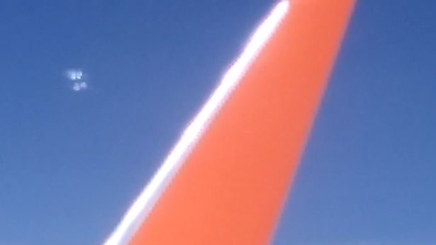 ufo split six pieces mid air