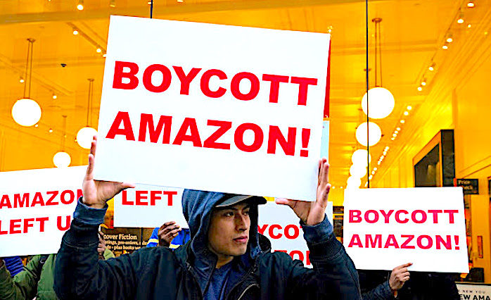 Protesting Amazon
