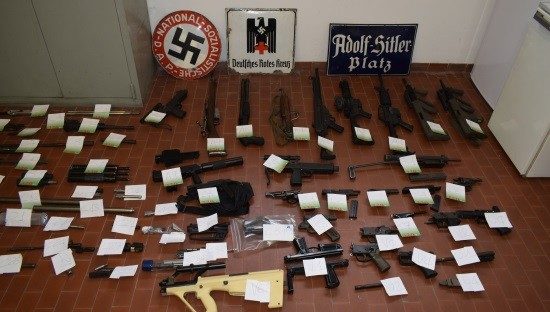Click to enlarge siezed arms in Italy