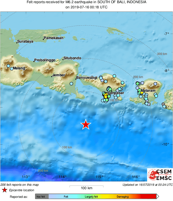 map quake