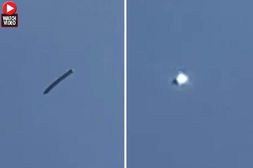 Click to enlarge ufo snake shape washington