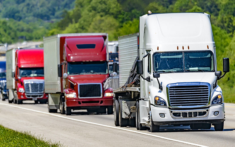 Click to enlarge trucking