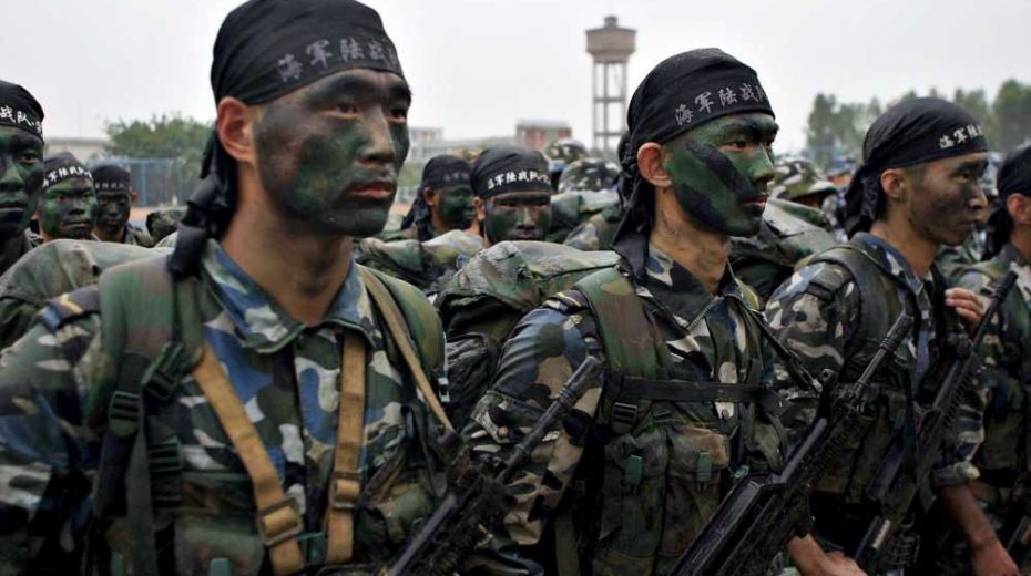 china taiwan soldiers