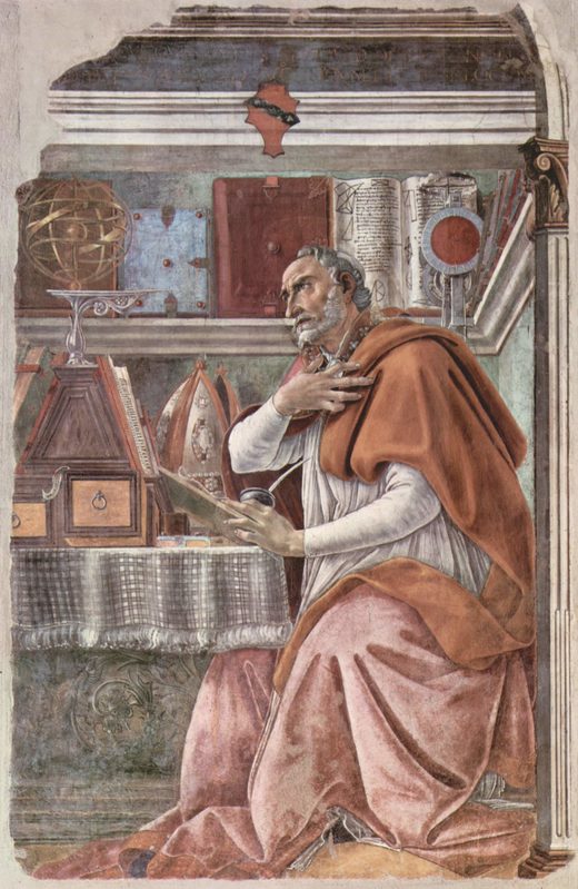 st. augustine botticelli