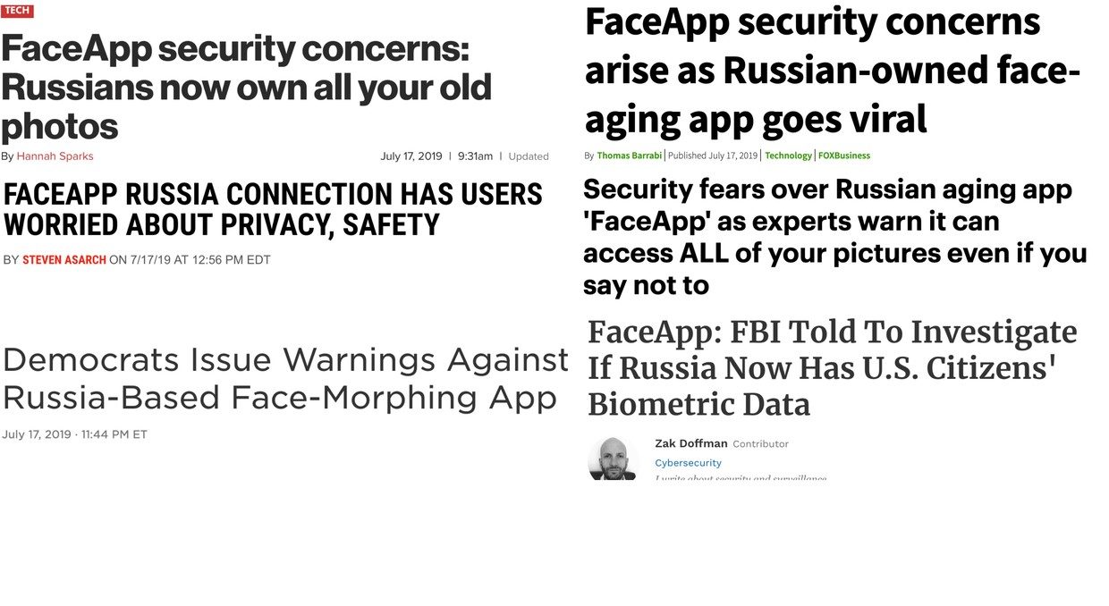 Click to enlarge news headlines faceapp