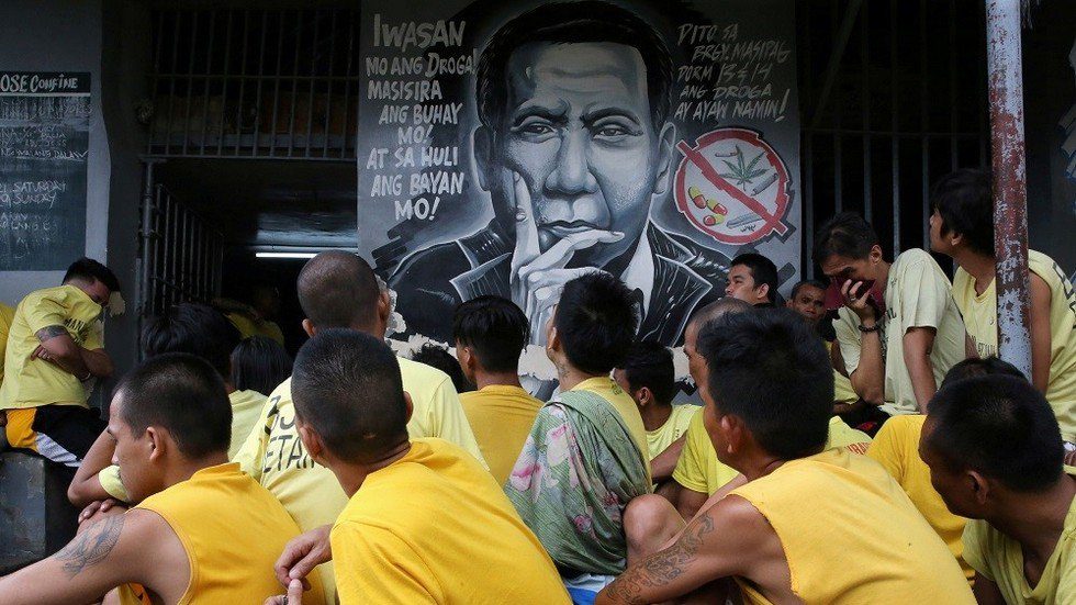 mural of Philippines President Rodrigo Duterte