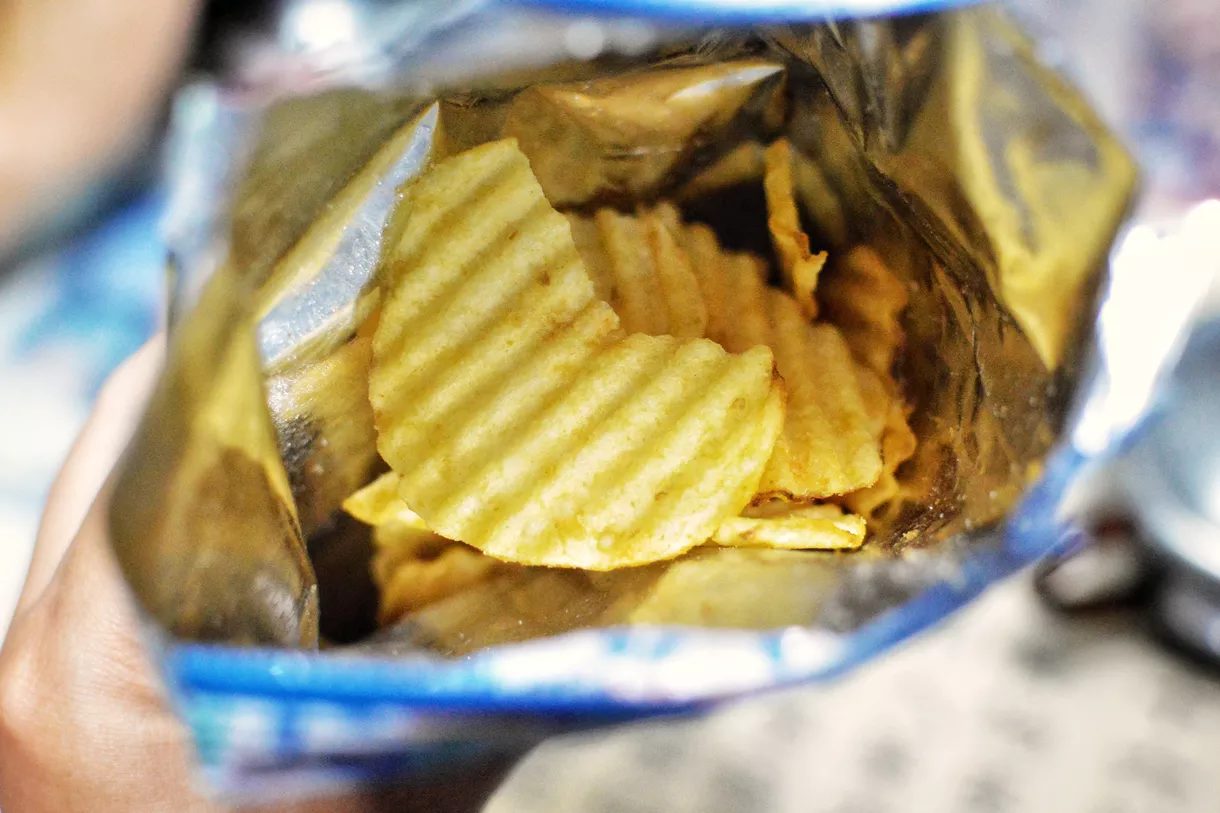 Click to enlarge potato chips junk food