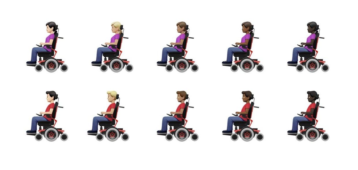 Click to enlarge Apple handicap emoji