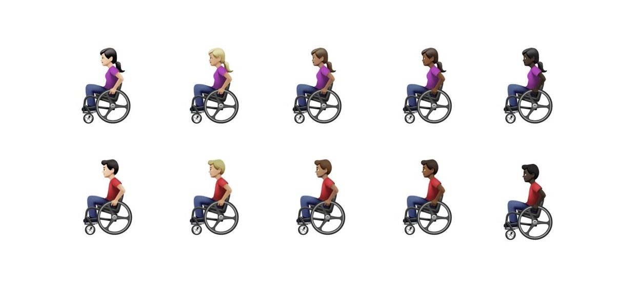 Click to enlarge Apple handicap emoji