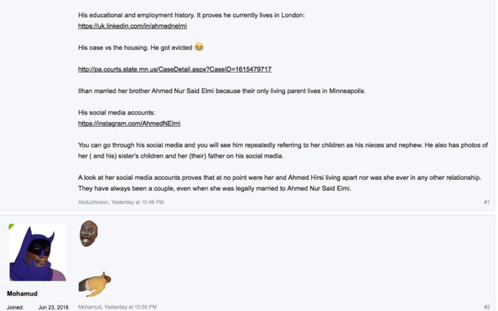 omar fraud marraige comments