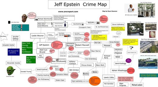Jeffrey Epstein crime map