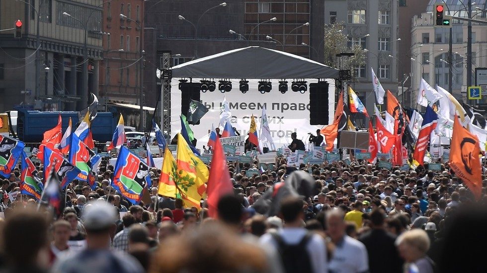 Moscow city council election protests