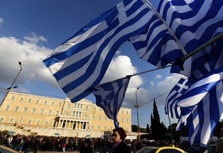 Greece flags