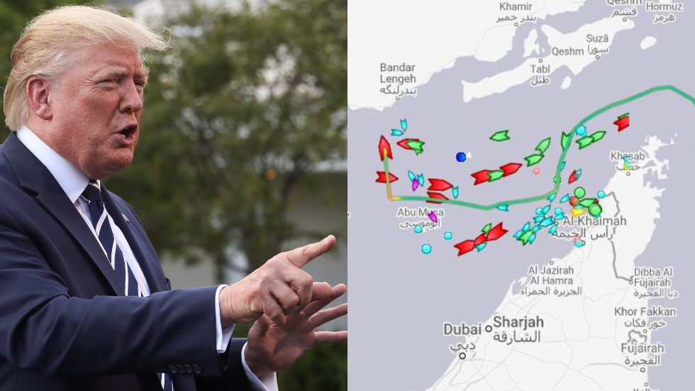 Click to enlarge trump tanker seizures hormuz Iran