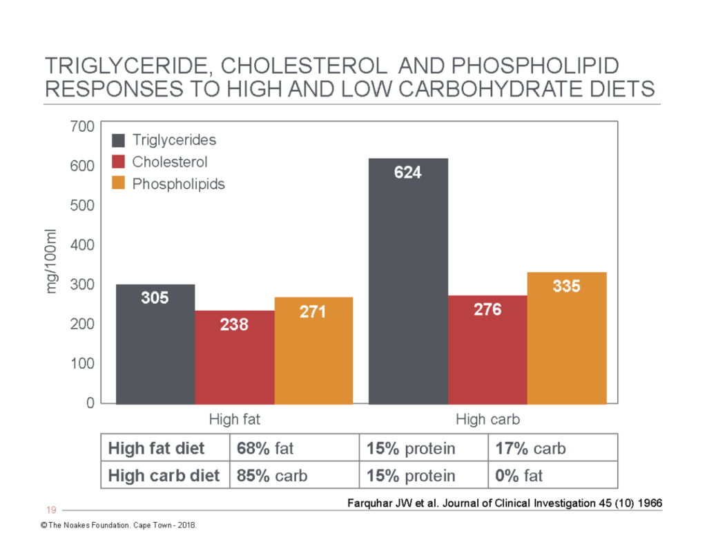 triglyceride cholesterol phospholipid graph