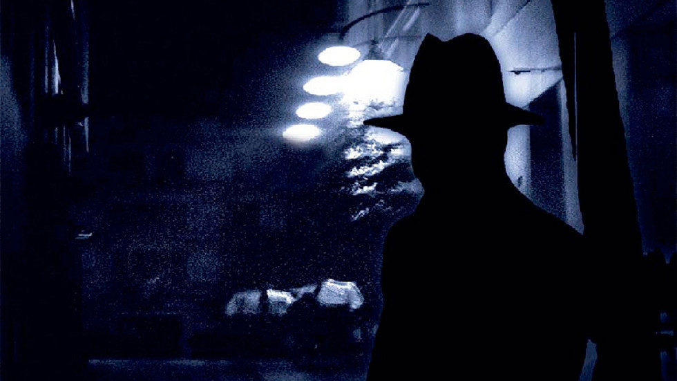 Spy or man in black