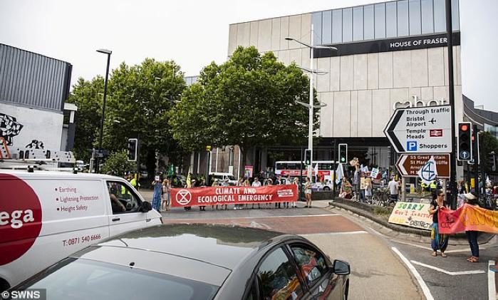 Click to enlarge Blocking traffic