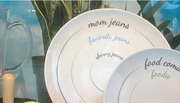 Macy's humor portion plates