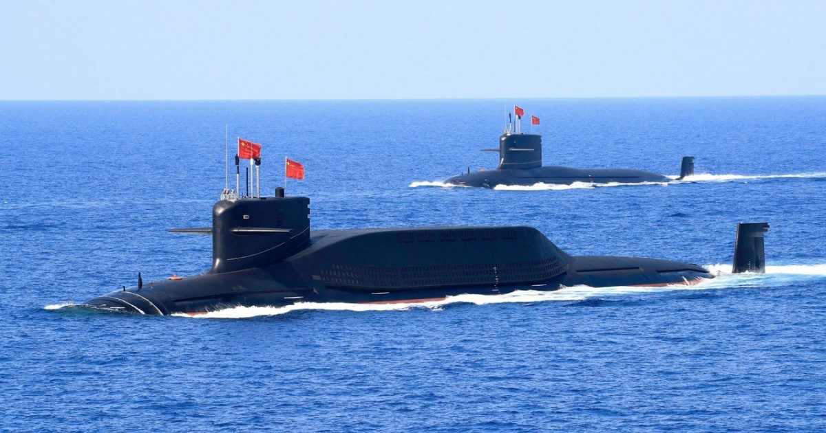 Click to enlarge South China Sea China navy submarine