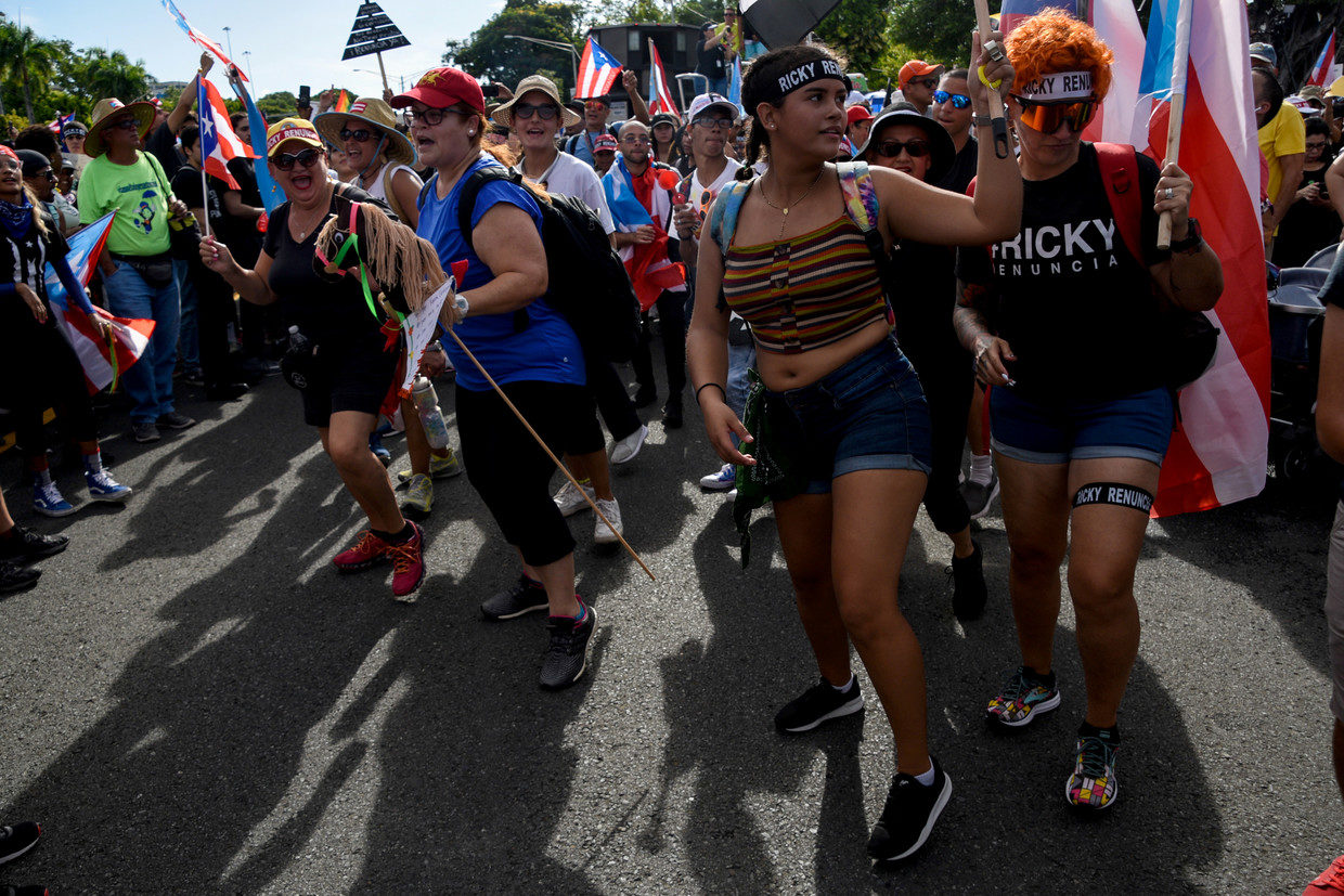 Click to enlarge Puerto Rico protest