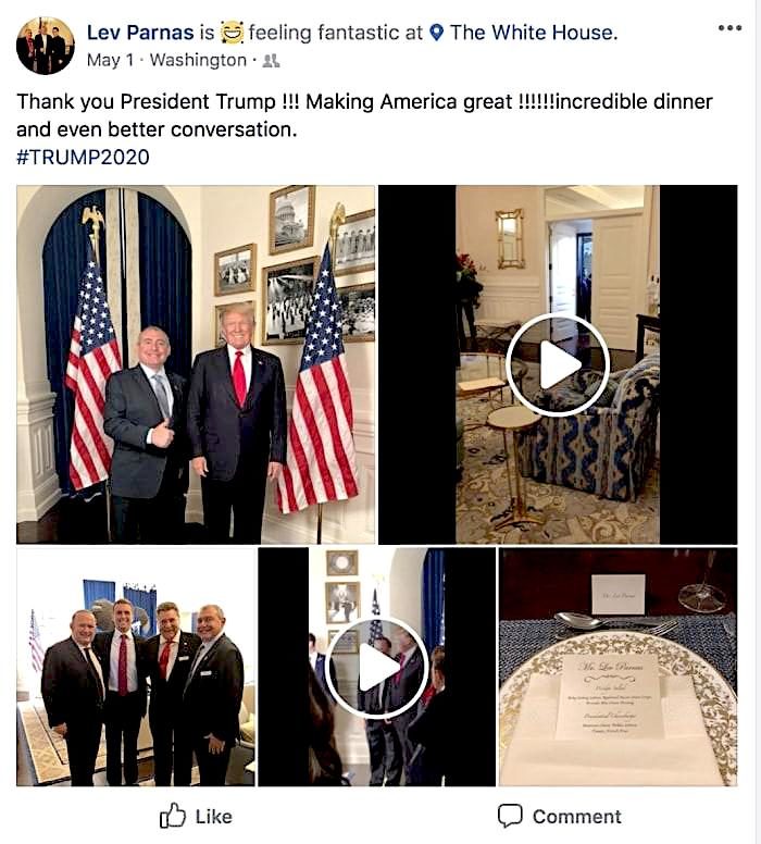 Click to enlarge Lev Parnas and pics/vid