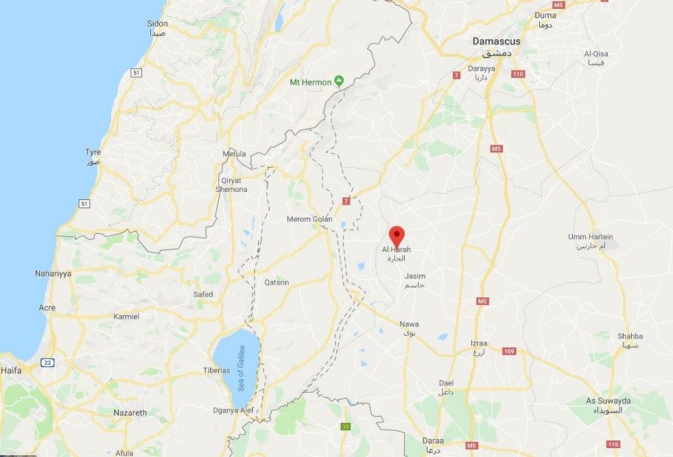 Click to enlarge Al Harah , Syria