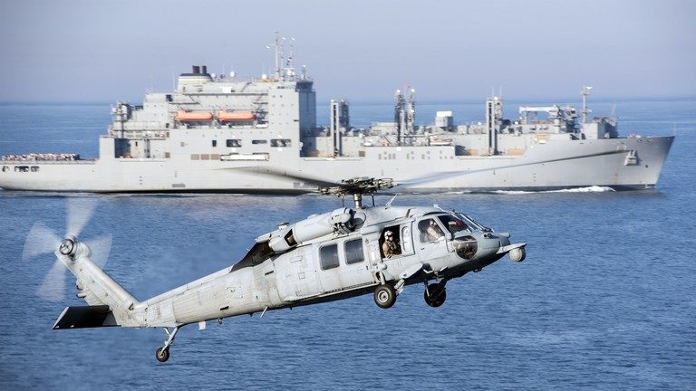 Click to enlarge MH-60S Sea Hawk helicopter