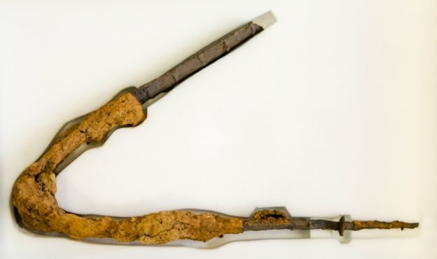 Click to enlarge bent sword