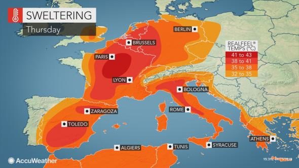 heatwave europe 2019
