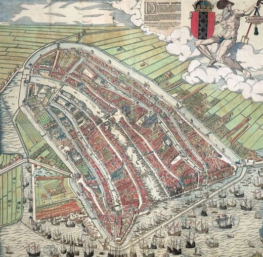 Amsterdam rond 1540
