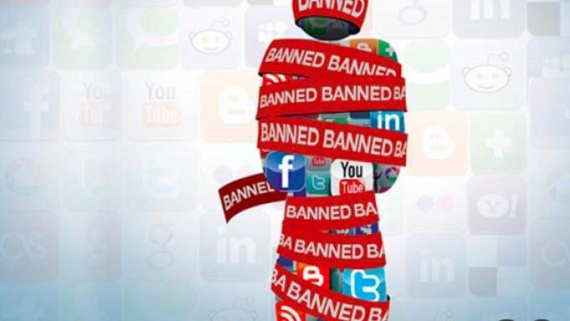 Youtube Facebook Twitter ban