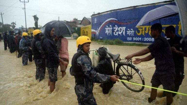 The torrential downpour has affected around 35 of the 70 districts across the country.