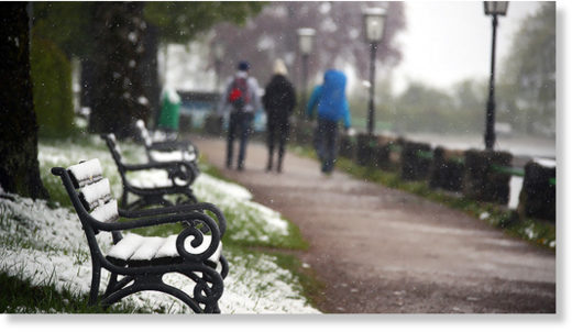 Snow Germany May 5th