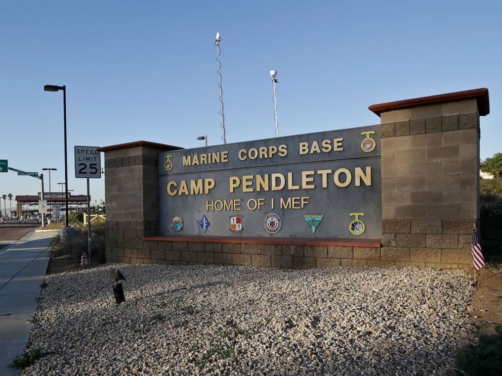 Click to enlarge camp pedleton california