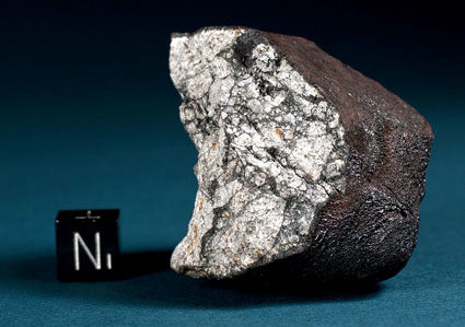 A fragment of the Chelyabinsk meteorite