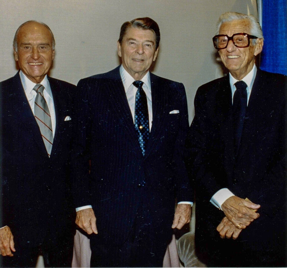 Click to enlarge ronald reagan a.c. lles lew wasserman